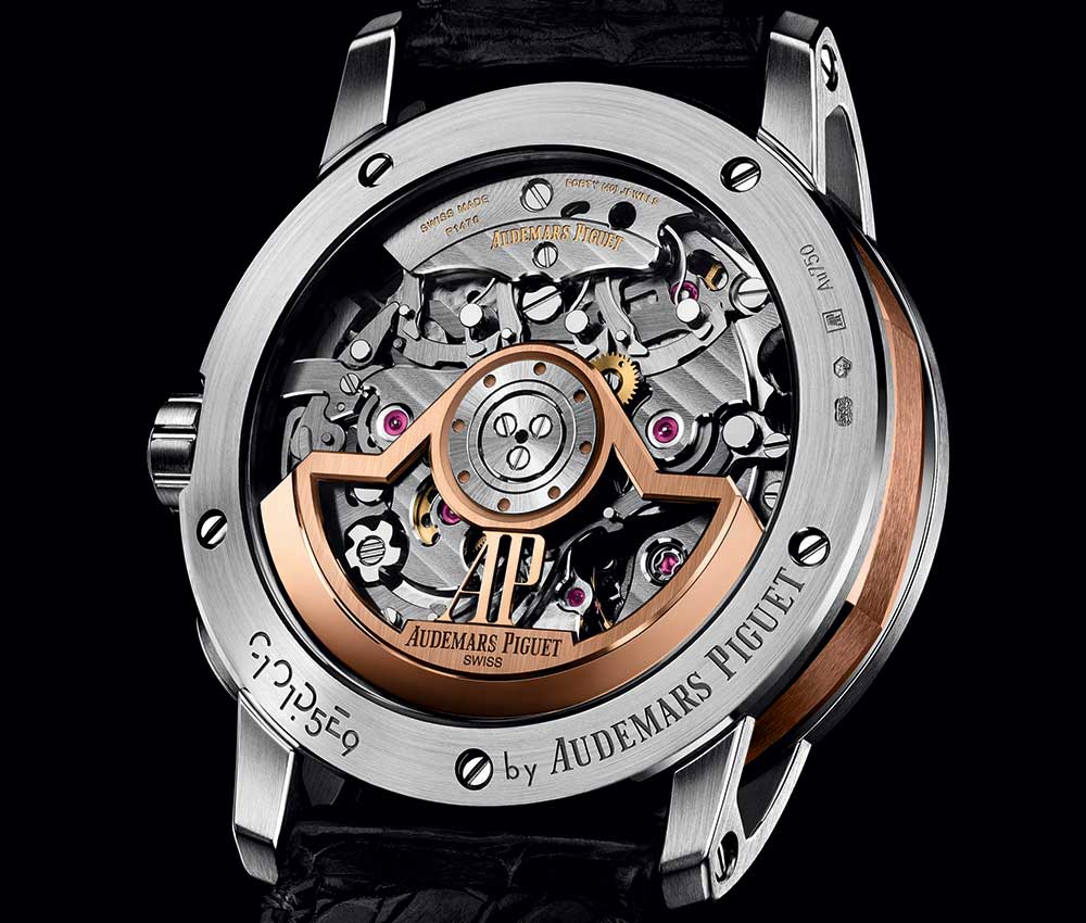 audemars piguet code 11 59 smoked dial caseback details