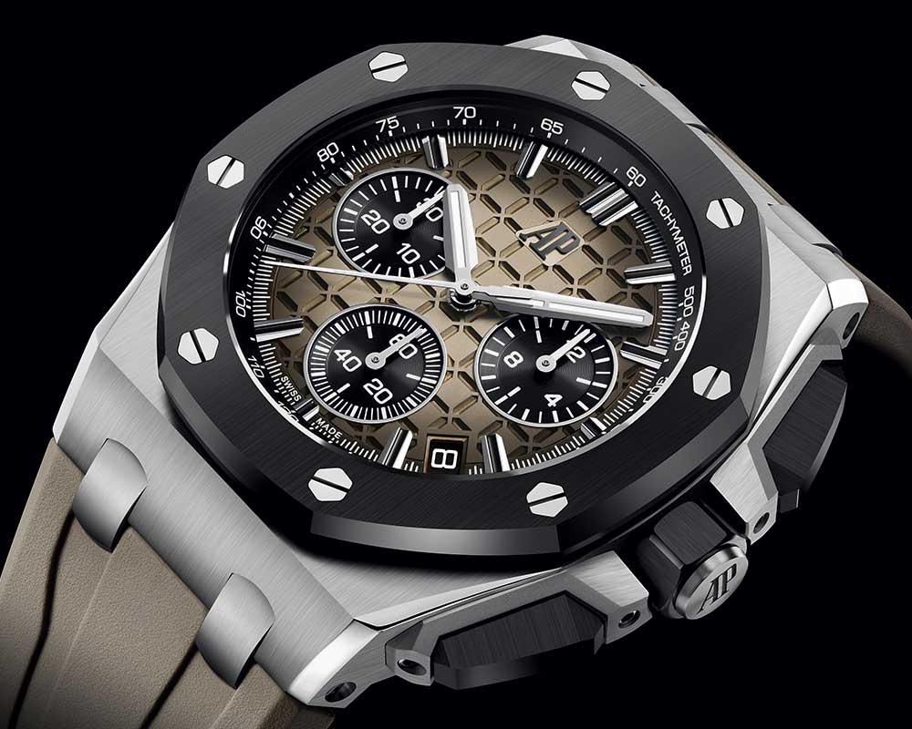 audemars piguet royal oak offshore 43 mm closeup