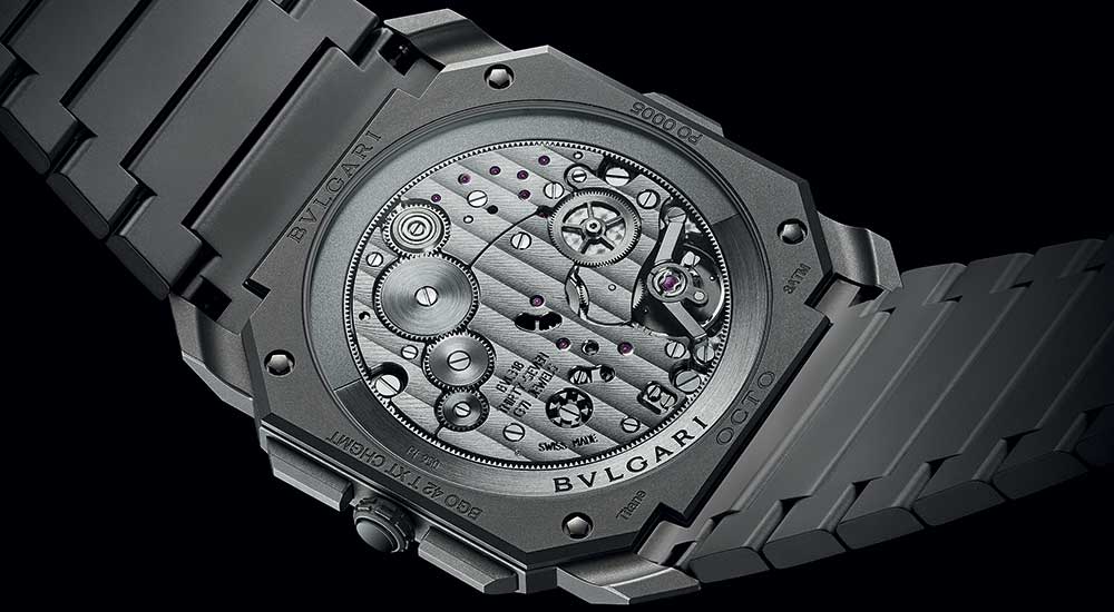 bulgari octo finissimo chronograph gmt caseback