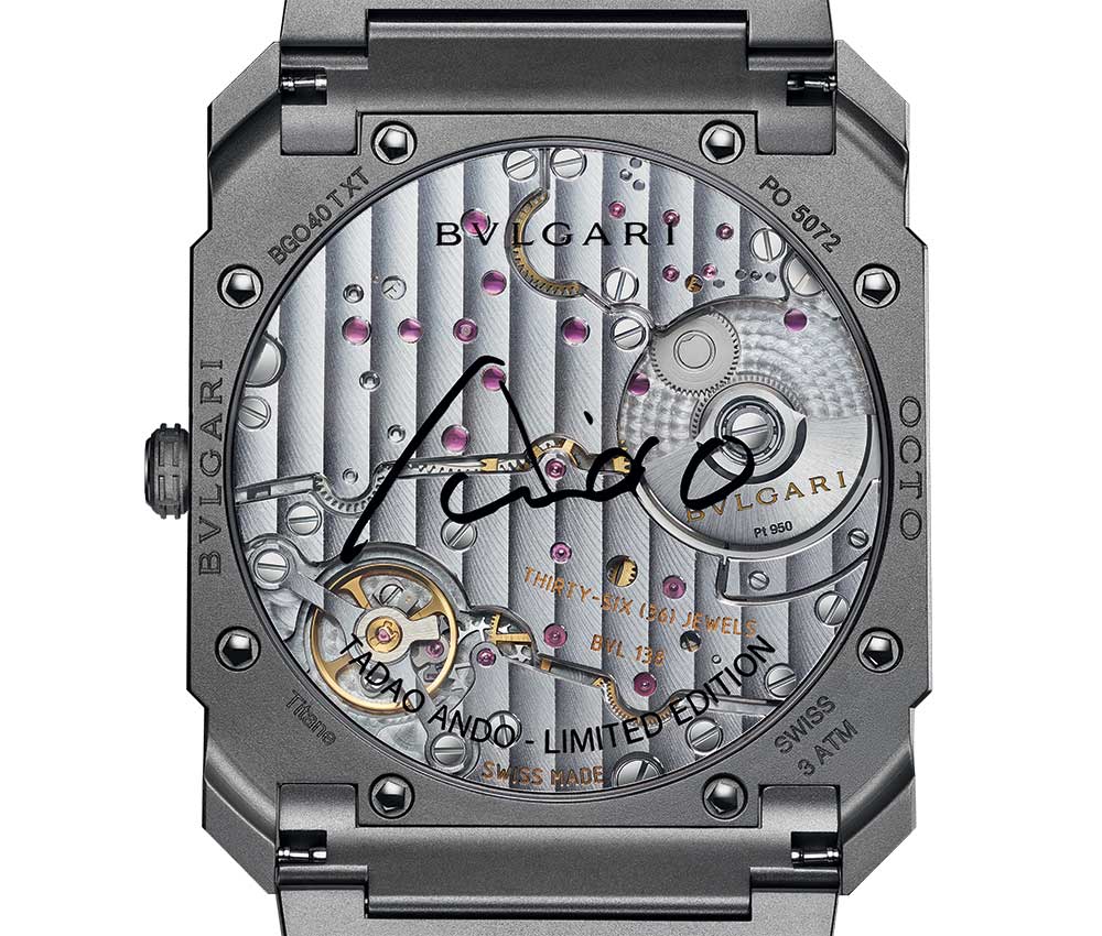 bulgari octo finissimo tadao ando caseback