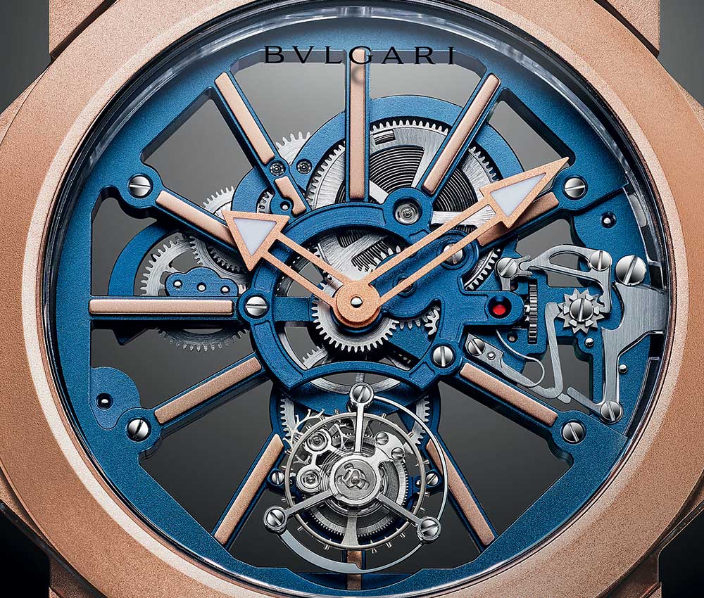 bulgari octo roma tourbillon saphir closeup