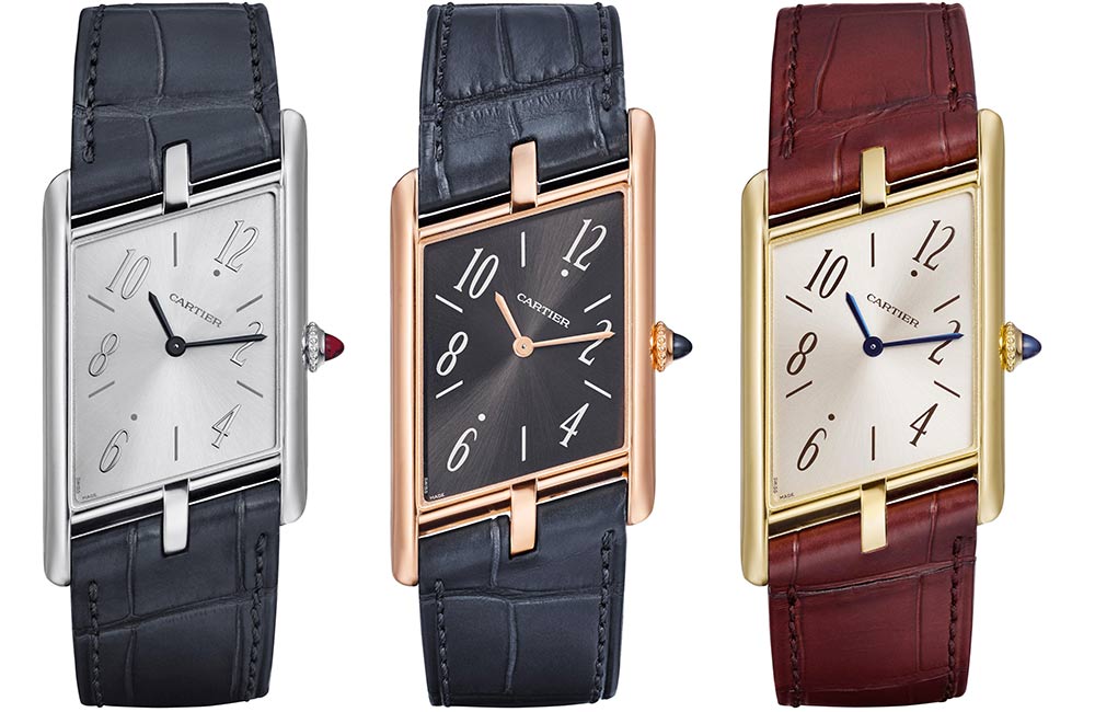 cartier tank asymetrique collection