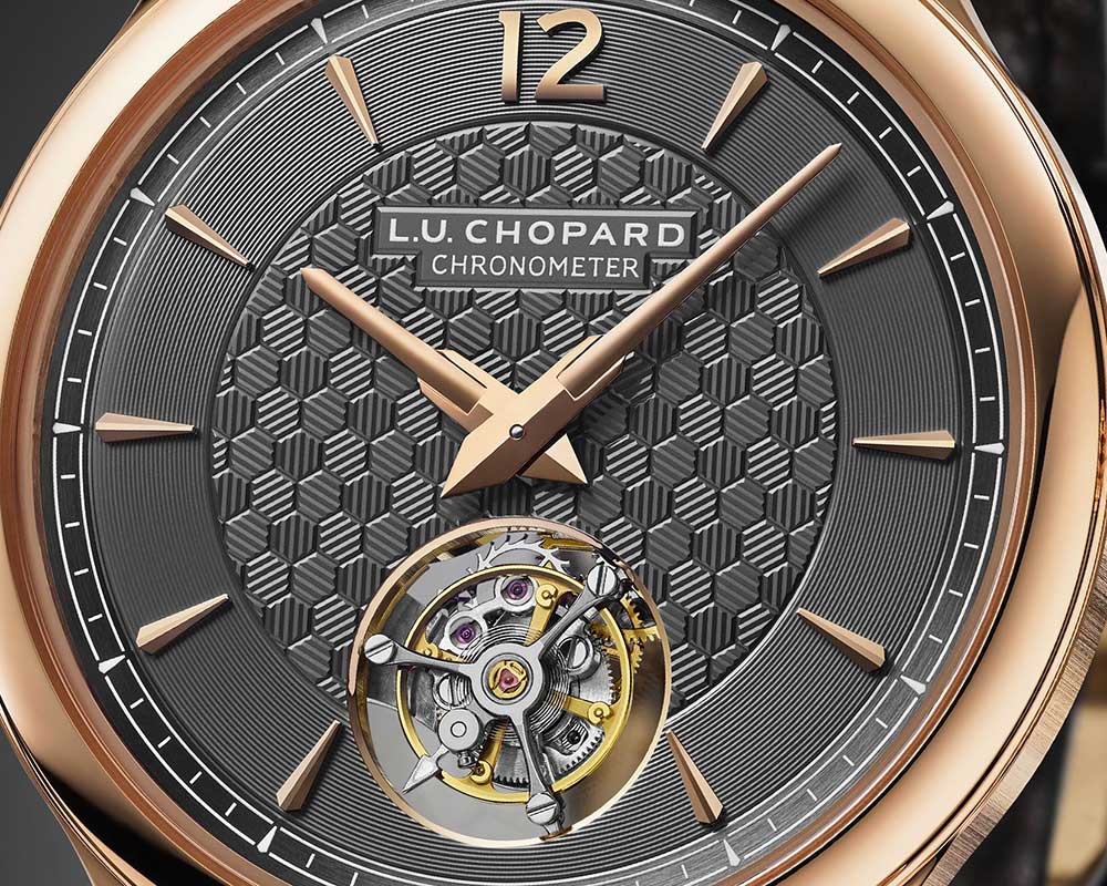 chopard luc flying t twin dial closeup