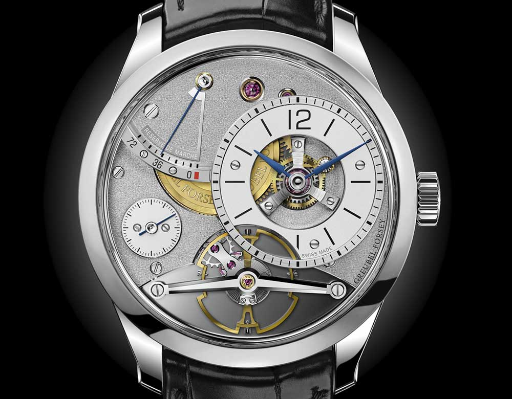 greubel forsey balancier contemporain closeup