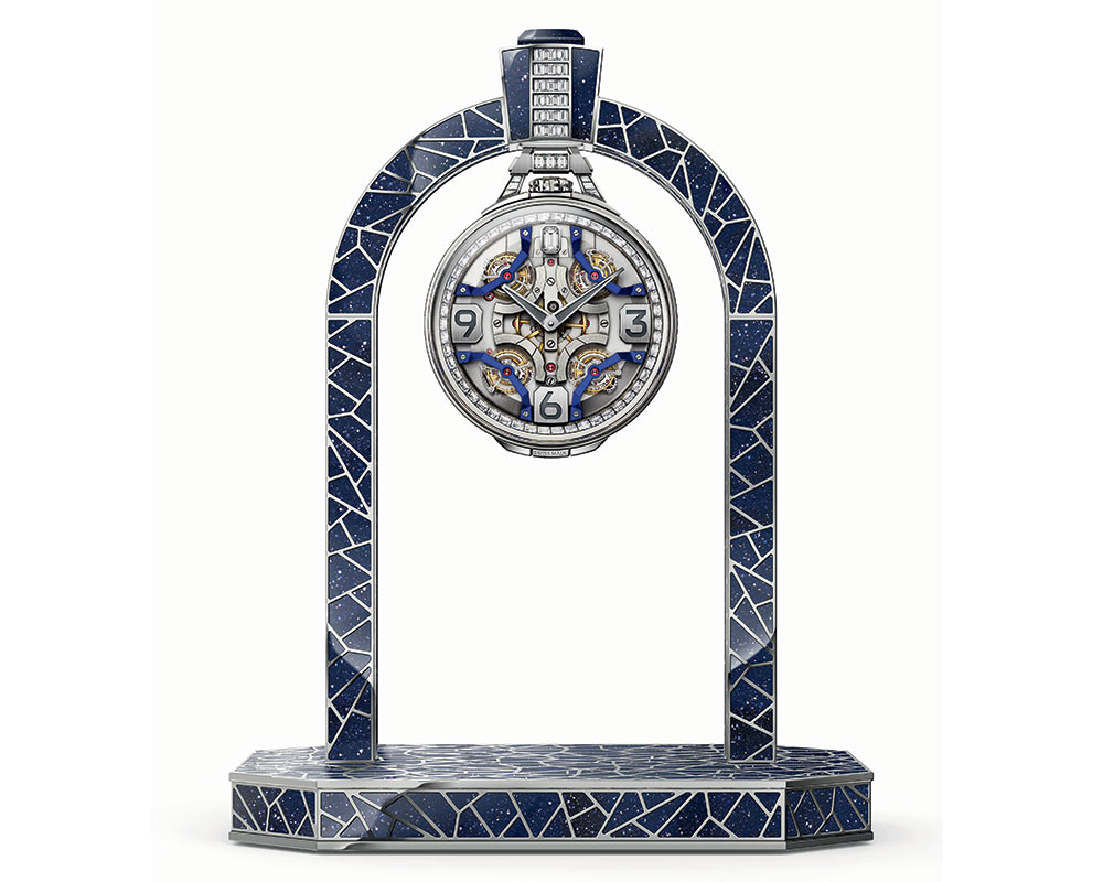 harry winston ultimate quadri tourbillon table clock