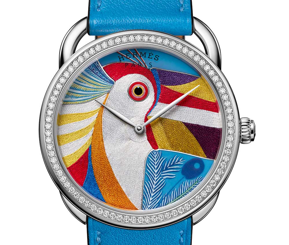 hermes arceau toucan paradis closeup