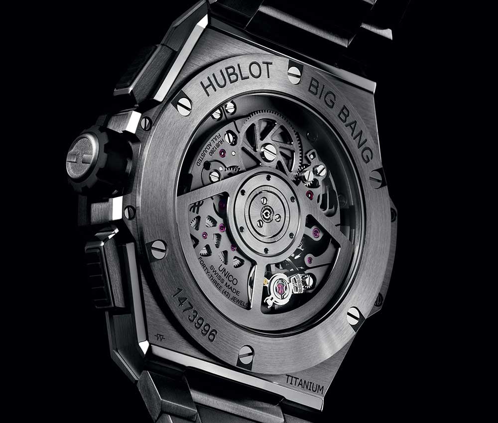 hublot big bang integral titanium caseback