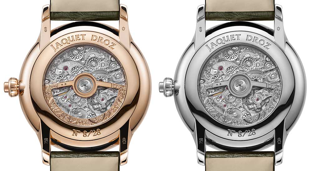 jaquet droz magic lotus automaton casebacks