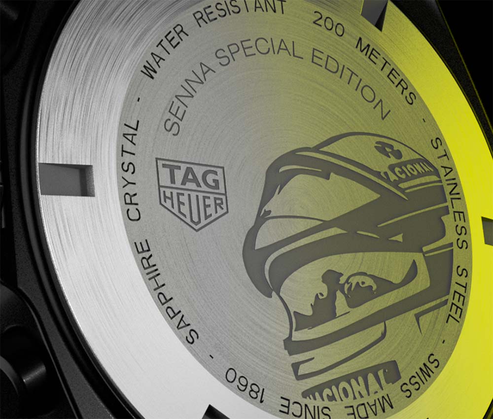 tag heuer formula senna 2021 caseback