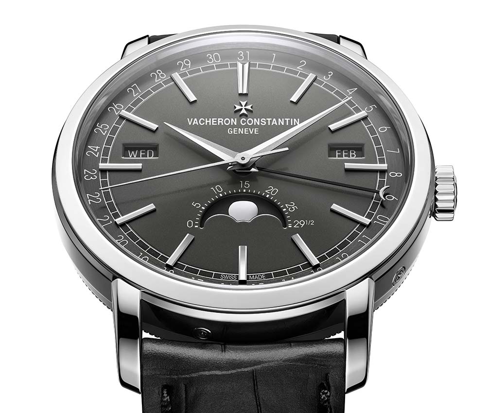 vacheron constantin traditionnelle complete calendar closeup